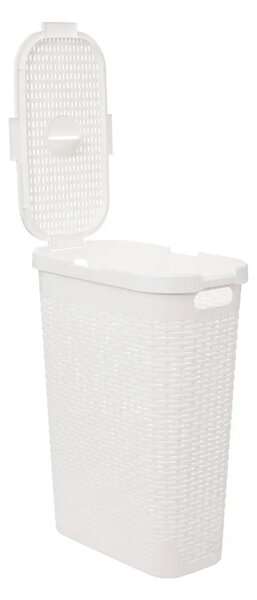 Wysoki kosz na pranie z plastiku, 40 l