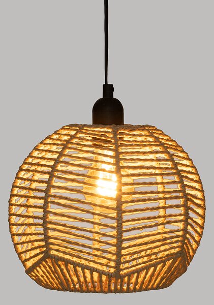 Lampa wisząca CAREN z kloszem z plecionki, Ø 24 cm