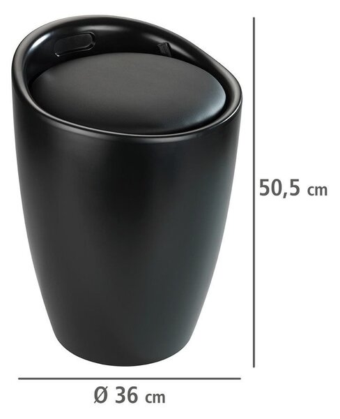 Kosz na pranie z siedziskiem CANDY, 2w1, WENKO