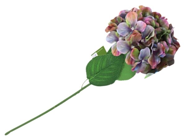 Sztuczny kwiat HORTENSJA 54 cm - różne kolory Kolor: Różowy