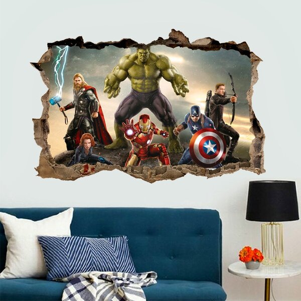 Naklejka na ścianę "Avengers 3" 70x50 cm