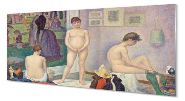 Obraz na szkle Modelki - Georges Seurat