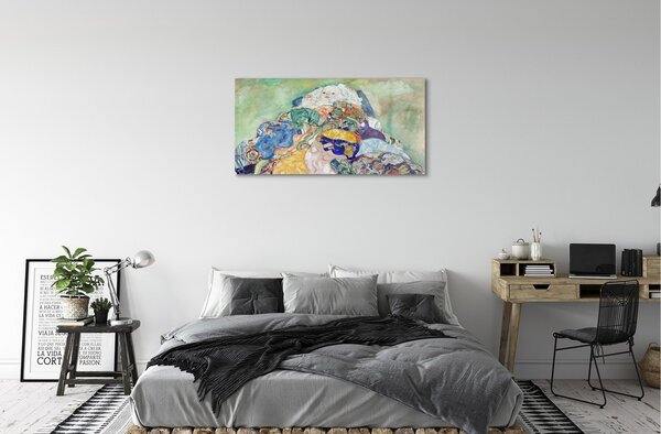 Obraz na szkle Dziecko (kołyska) - Gustav Klimt