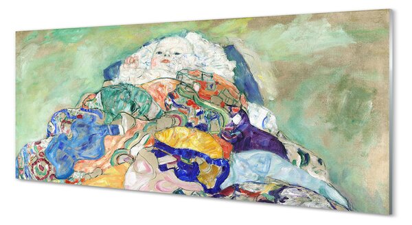 Obraz na szkle Dziecko (kołyska) - Gustav Klimt