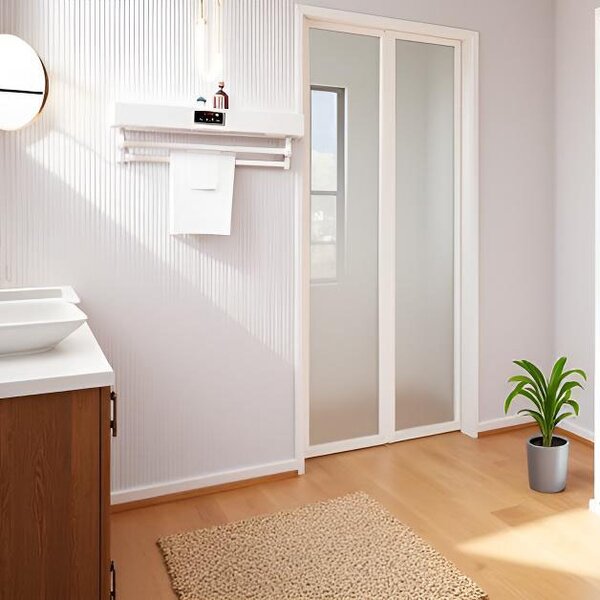 Suszarka do ręczników z dezynfekcją UV, łazienka lub kuchnia, ścienny, 60 cm, 450W, ElectricSun Standard biały