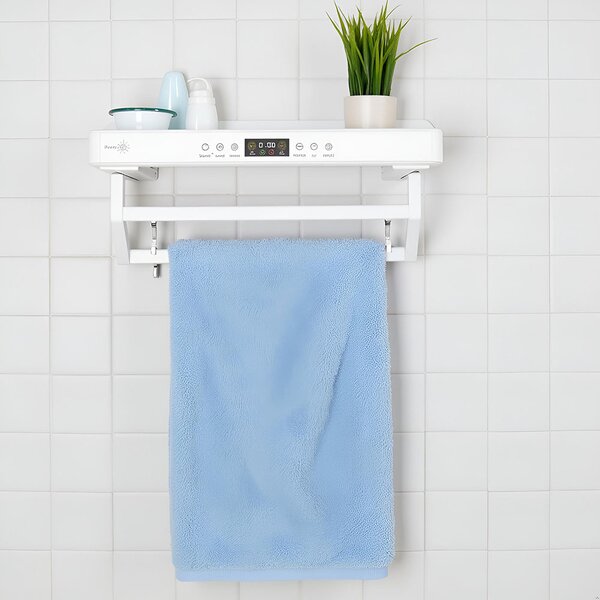 Suszarka do ręczników z dezynfekcją UV, łazienka lub kuchnia, ścienny, 60 cm, 450W, ElectricSun PREMIUM biały