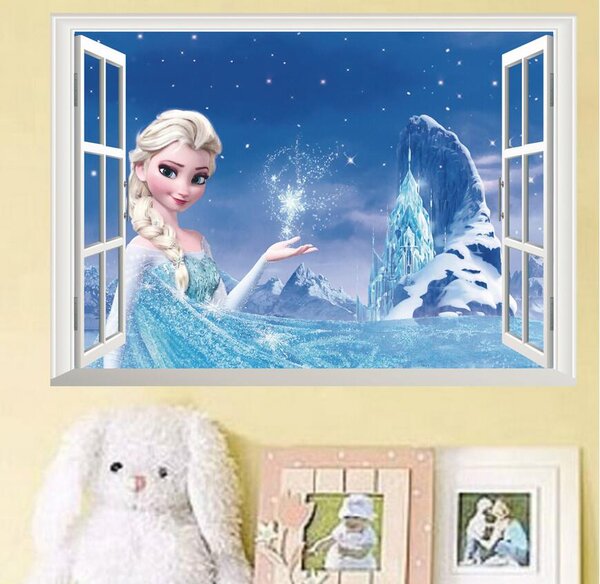 Naklejka na ścianę "Elsa 3D" 50x70 cm