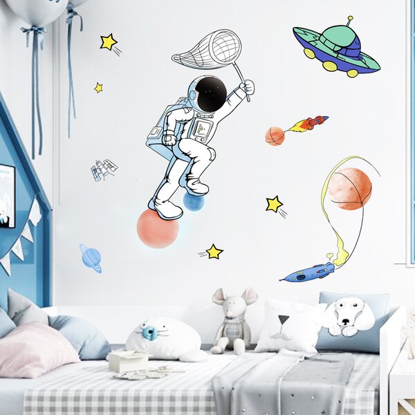 Naklejka na ścianę "Astronauta" 105x73 cm