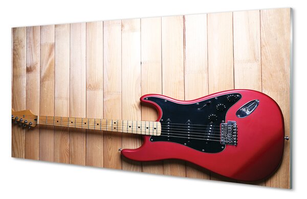 Szkło Ozdobne do Kuchni Rockowa Gitara Elektryczna