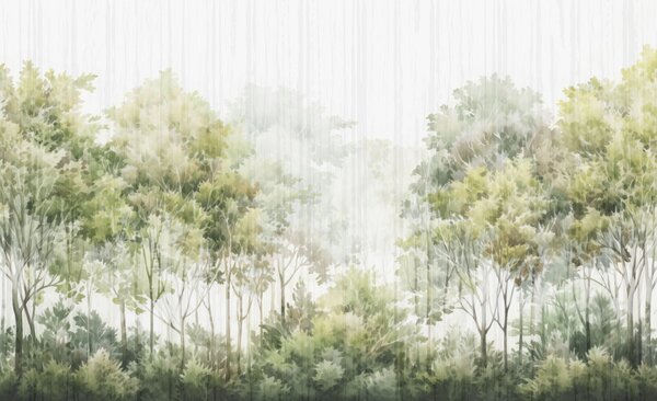 Fototapety Lśniący las i linie, Fototapety Natura, w05442 : Uwalls.pl