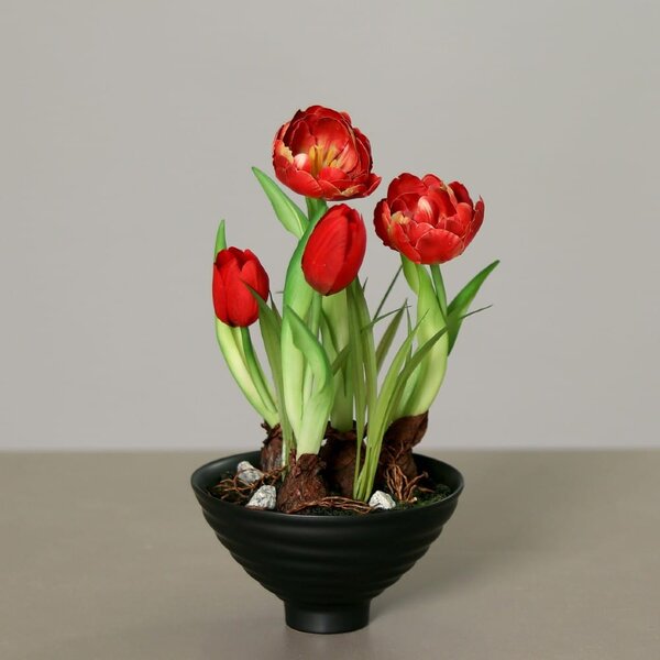 Sztuczne Tulipany w Doniczce 22 cm