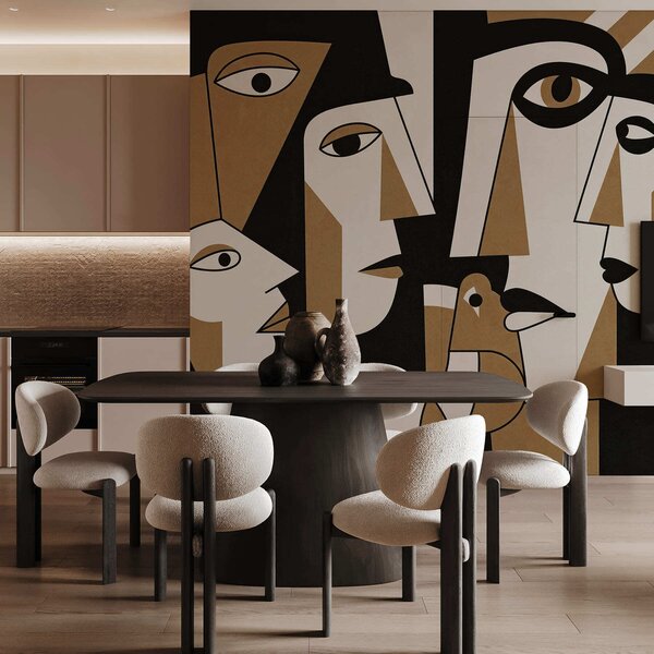 Fototapety Twarze w stylu afrykańskim, Fototapety Geometryczne, w05446v2 : Uwalls.pl