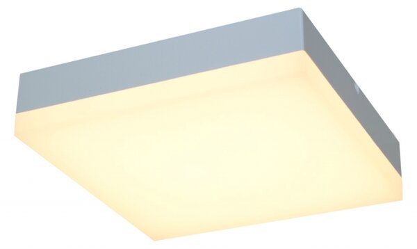 PP P 3001 PLAFON BIAŁY LAMPA SUFITOWA NATYNKOWA 22x22CM LED 15W 3000K 1150lm=85W HERMETYCZNY IP44