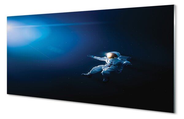 Obraz na szkle Kosmos astronauta