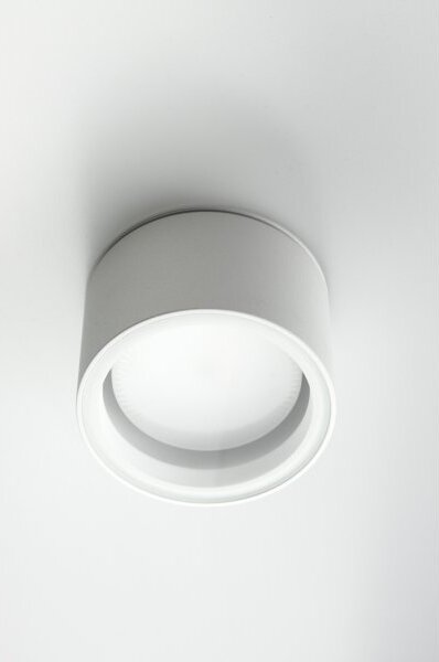 PP Design P 500 IP65 PLAFON NOWOCZESNA LAMPA SUFITOWA OPRAWA NATYNKOWA BIAŁY GX53 LED IP65 HERMETYCZNA