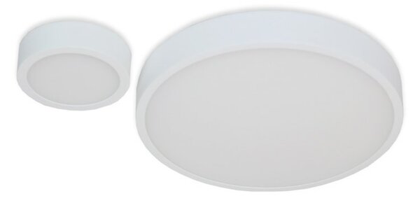 PP P 504 WH IP44 PLAFON BIAŁY LAMPA SUFITOWA NATYNKOWA 22CM LED 30W 3000K lm=W HERMETYCZNY