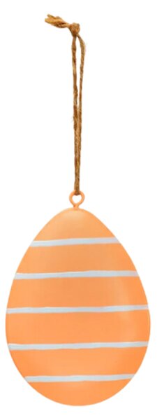 Wiszące metalowe jajko PASTEL EGG - różne kolory Kolor: Żółty