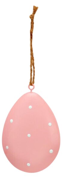 Wiszące metalowe jajko PASTEL EGG - różne kolory Kolor: Żółty