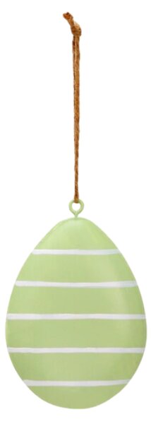Wiszące metalowe jajko PASTEL EGG - różne kolory Kolor: Żółty