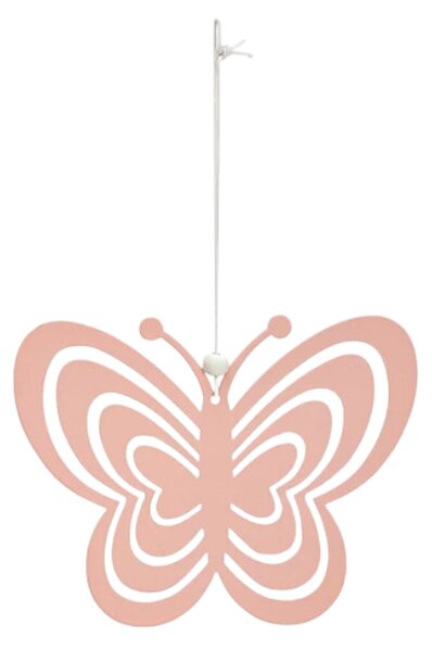 Wiszący metalowy motyl PASTEL BUTTERFLY - różne kolory Kolor: Pomarańczowy