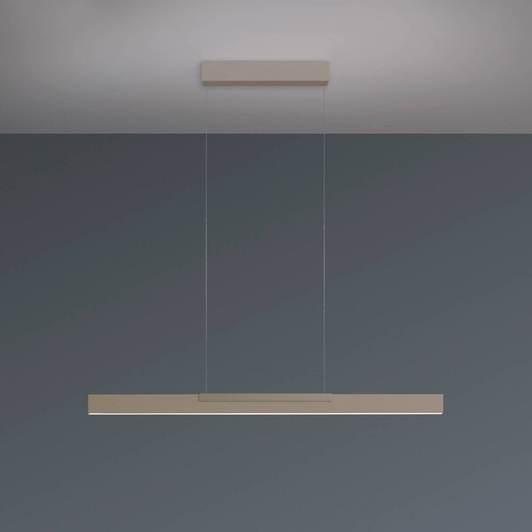 BOPP Lampa wisząca Nano 2.0, możliwość ściemniania, kremowy / amber, salon / jadalnia, aluminium, nowoczesny