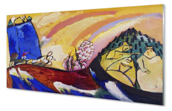 Obraz na szkle Painting with Troika - Wassily Kandinsky
