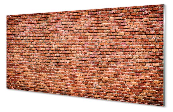 Obraz na szkle Cegła mur ściana