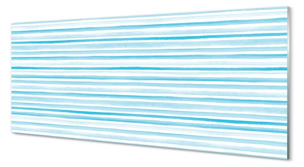 Panel Szklany Marynarskie Niebieskie Paski