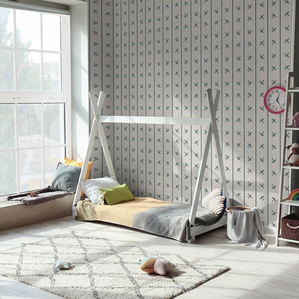 Tapety Samoloty w paski z niebieskimi akcentami, Tapety Geometryczne, Tapety w paski, a01169 : Uwalls.pl