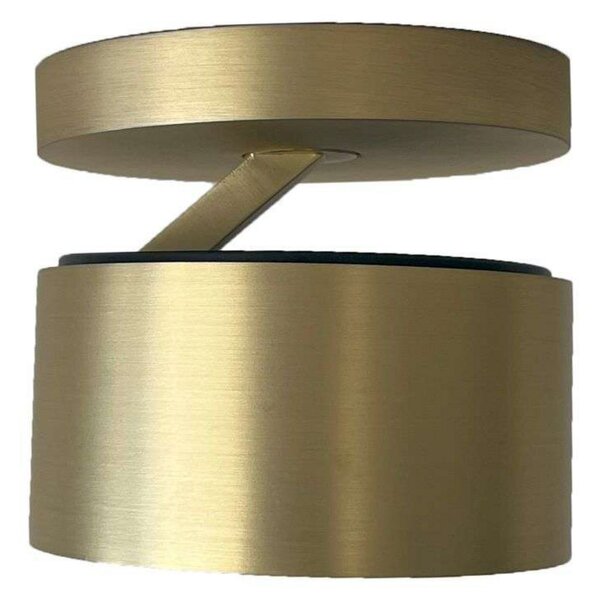 Lampa Sufitowa ANTIDARK, ściemnialny, złoty | mosiężny, salon, aluminium