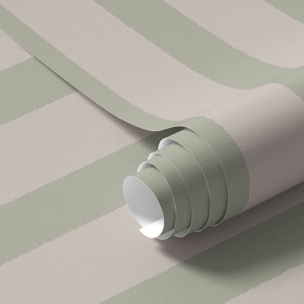Tapety Zielone i beżowe pionowe paski, Tapety Geometryczne, Tapety w paski, a01180 : Uwalls.pl