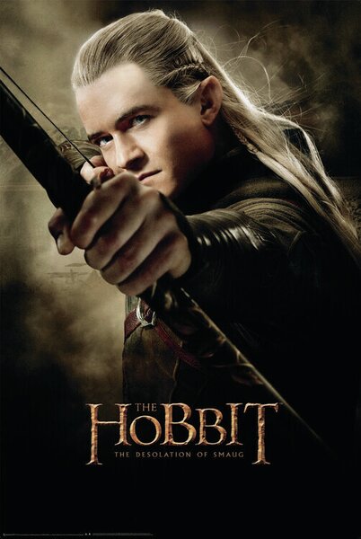 Plakat, Obraz Hobbit - Legolas, (61 x 91.5 cm)
