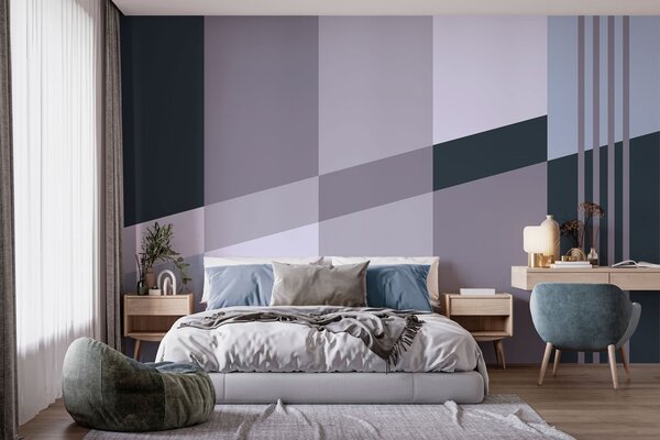Fototapety Dyskretne geometryczne wzory w odcieniach szarości i błękitu, Fototapety Geometryczne, w05390v1 : Uwalls.pl