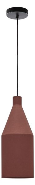 Lampa wisząca w kolorze terakoty z metalowym kloszem ø 15 cm Peralta – Kave Home