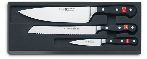 Zestaw noży z nożem do chleba 3-częściowy Classic WÜSTHOF