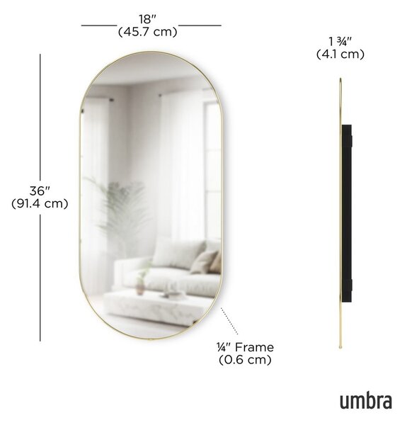 Lustro ścienne 46x91 cm Hubba – Umbra