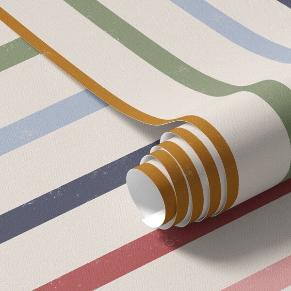 Tapety Jasne, wielobarwne paski na jasnym tle, Tapety Geometryczne, Tapety w paski, a01184 : Uwalls.pl