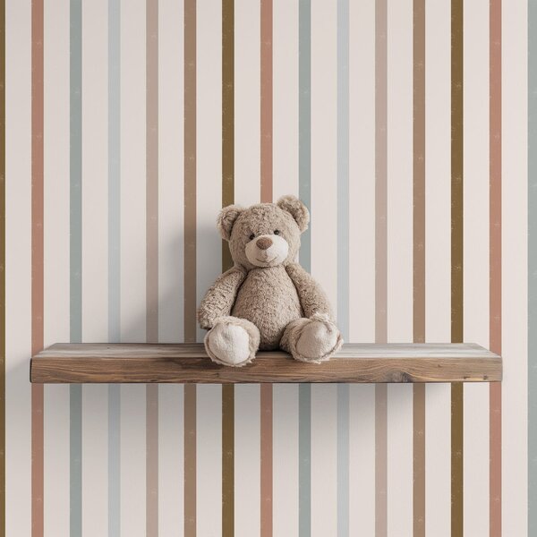 Tapety Pionowe, wielobarwne paski o delikatnej fakturze, Tapety Geometryczne, Tapety w paski, a01184v3 : Uwalls.pl