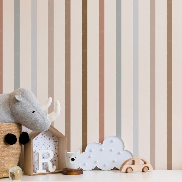 Tapety Pionowe, wielobarwne paski o delikatnej fakturze, Tapety Geometryczne, Tapety w paski, a01184v3 : Uwalls.pl