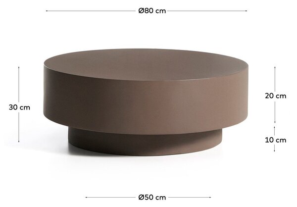 Okrągły stolik ogrodowy betonowy ø 60 cm Garbet – Kave Home