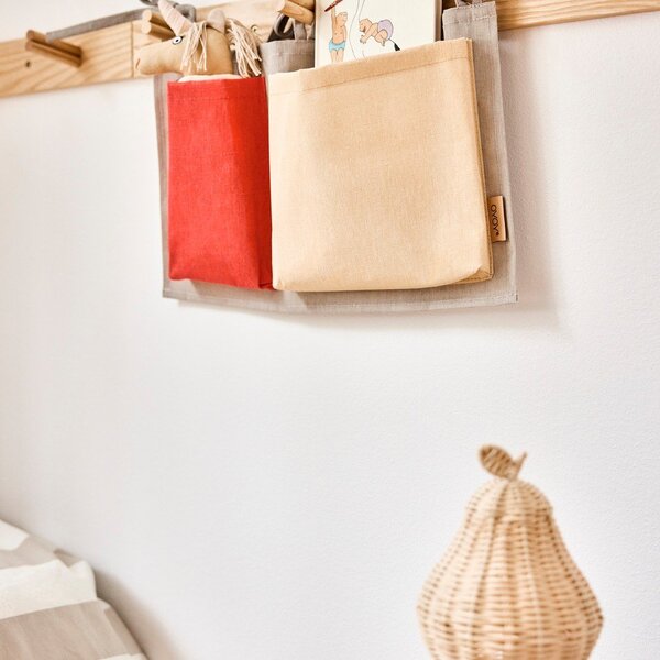 Tekstylny organizer wiszący 40x2x24 cm Saga – OYOY Mini