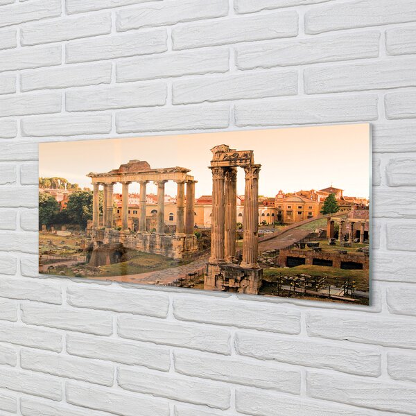 Obraz na szkle Rzym Forum Romanum wschód słońca