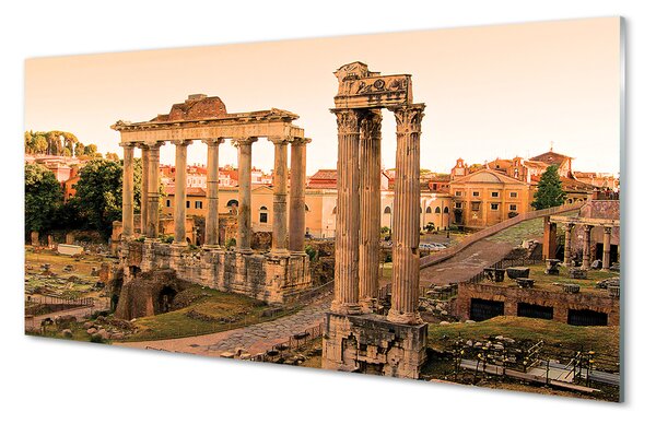 Obraz na szkle Rzym Forum Romanum wschód słońca