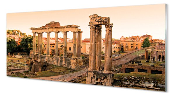 Obraz na szkle Rzym Forum Romanum wschód słońca