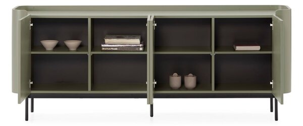Zielona komoda 200x80x40 cm Willa – MOME