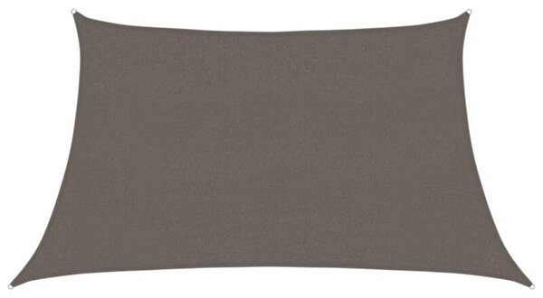 Żagiel przeciwsłoneczny, 160 g/m², antracytowy, 3/4x2 m, hdpe