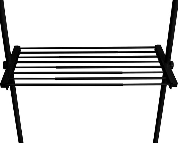 Wenko Teleskopowa półka druciana Herkules, 73–120cm, czarna