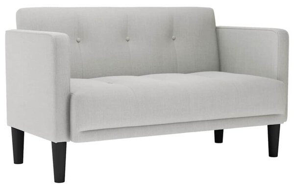 Sofa dwuosobowa cloud grey 111 cm tkanina
