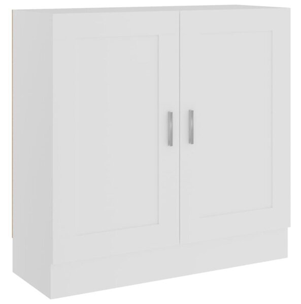 Regał na książki, biel 82,5x30,5x80 cm, materiał drewnopochodny
