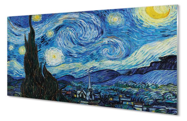 Obraz na szkle Gwiaździsta noc - Vincent van Gogh